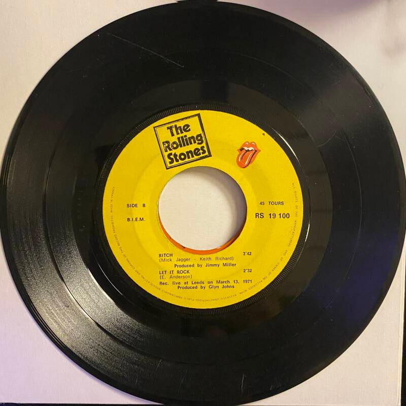 The Rolling Stones – Brown Sugar / Bitch — Vg