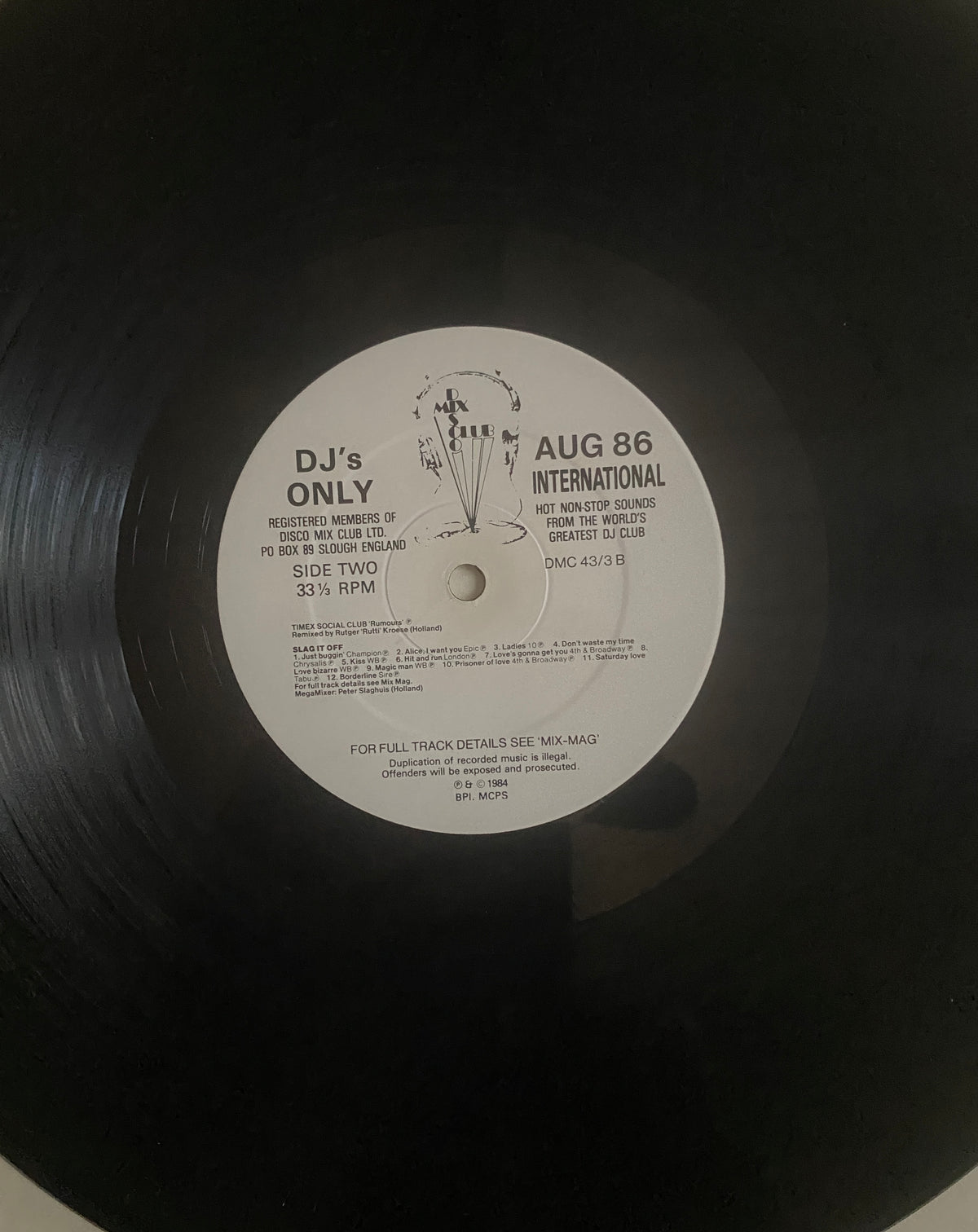 Disco Mix Club (DMC). Виниловая пластинка (LP) 4,99 €