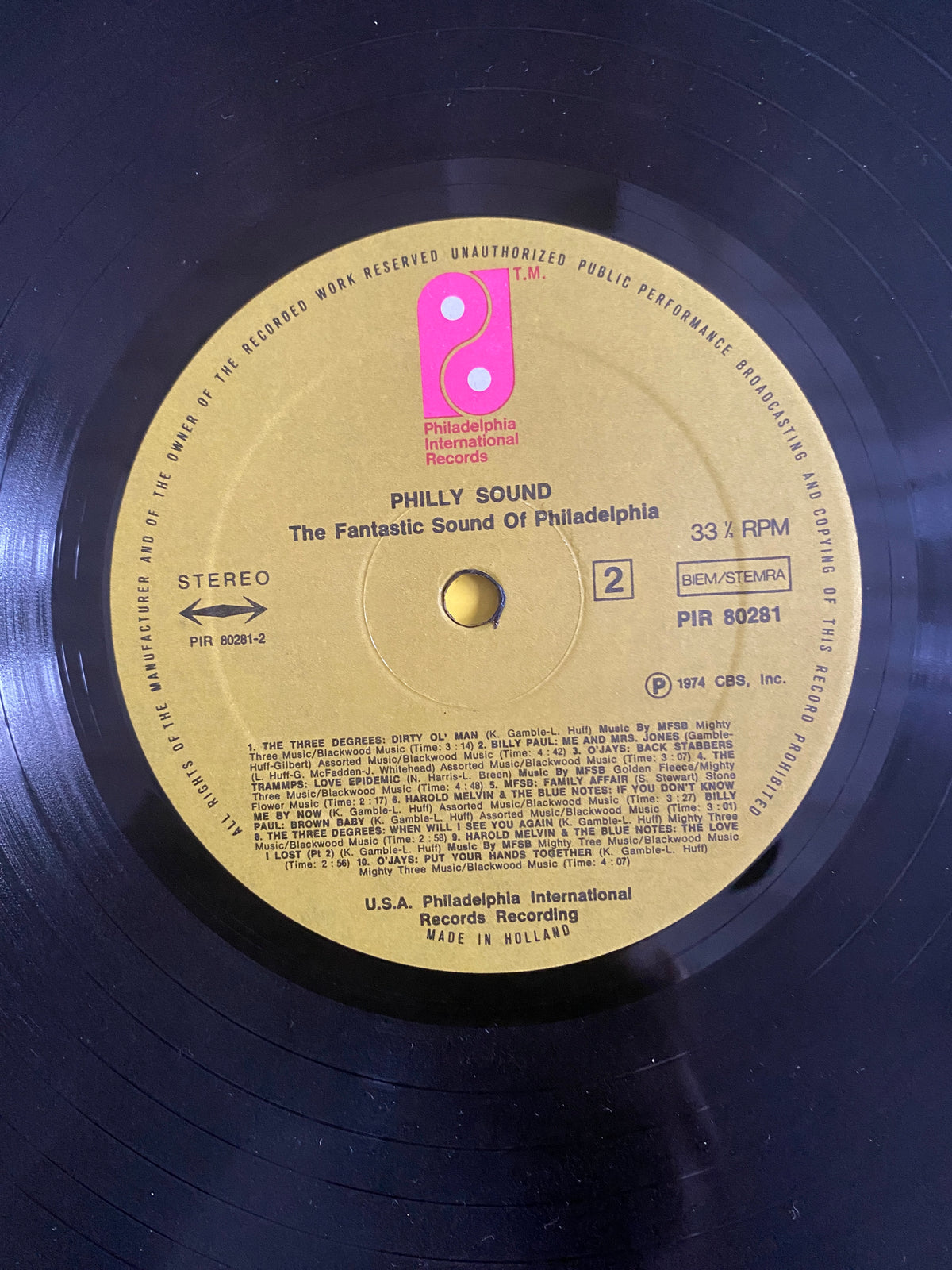 Various Artists : Philly Sound: The Fantastic Sound Of Philadelphia (Vinyle LP 33T)
