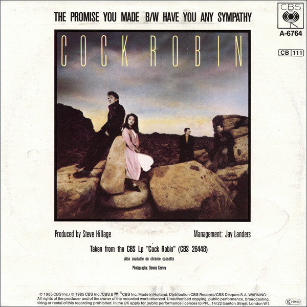 Cock Robin – The Promise You Made
