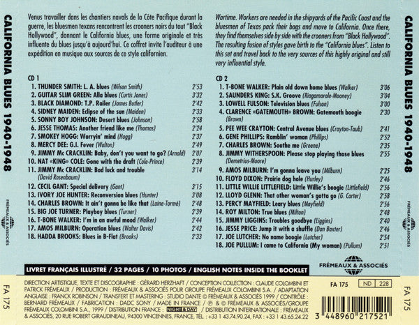 Various – California Blues 1940 - 1948