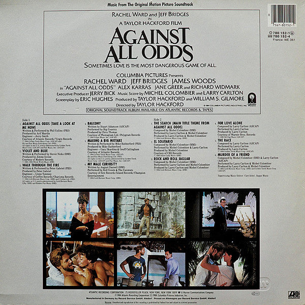 Various – Against All Odds (Music From The Original Motion Picture Soundtrack)