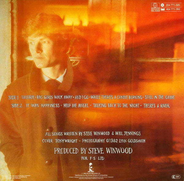 Steve Winwood – Talking Back To The Night