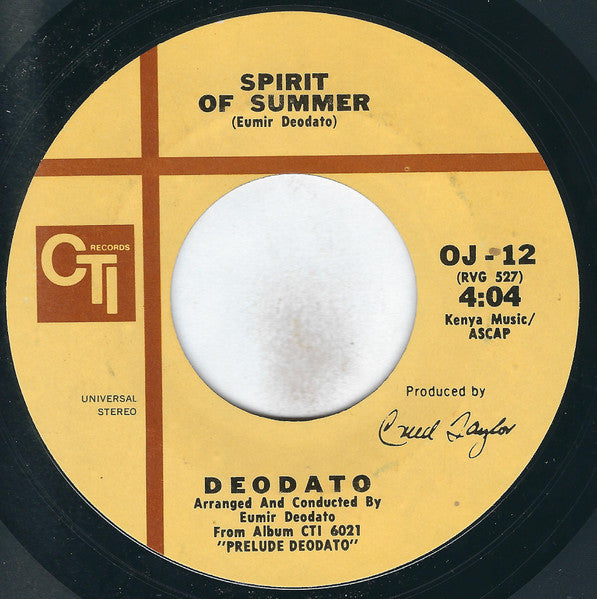 Eumir Deodato – Also Sprach Zarathustra (2001) / Spirit Of Summer