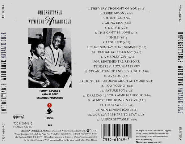 Natalie Cole – Unforgettable With Love