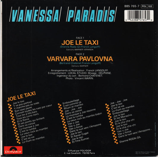 Vanessa Paradis – Joe Le Taxi