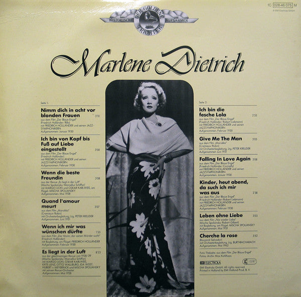 Marlene Dietrich – Ich Bin Von Kopf Bis Fuß Auf Liebe Eingestellt