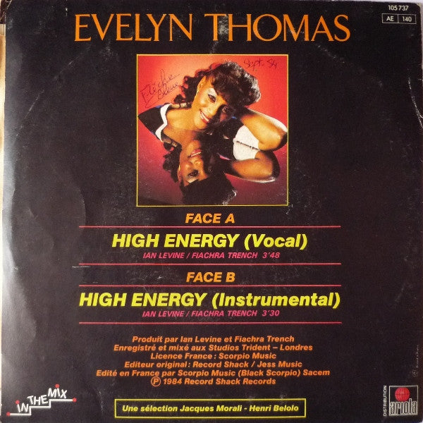 Evelyn Thomas – High Energy