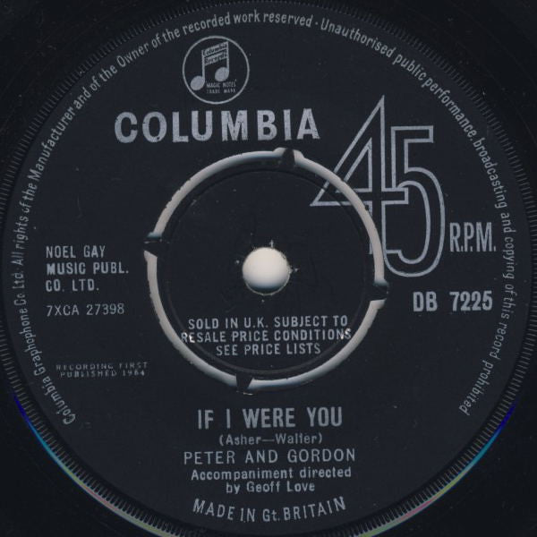 Peter & Gordon – A World Without Love