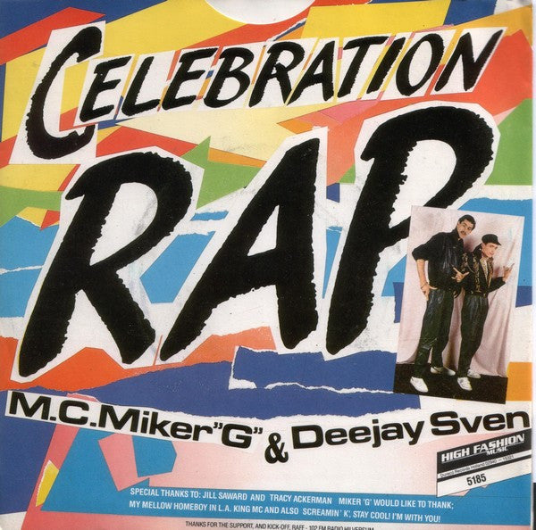 MC Miker G. & DJ Sven – Celebration Rap