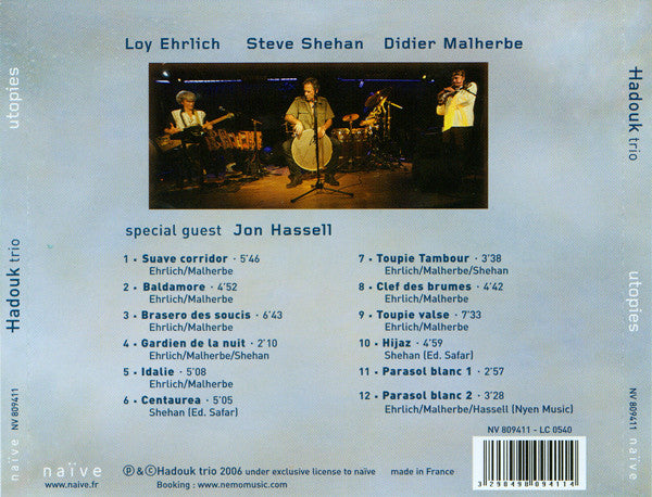 Hadouk Trio – Utopies