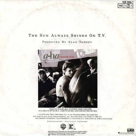 a-ha – The Sun Always Shines On T.V.