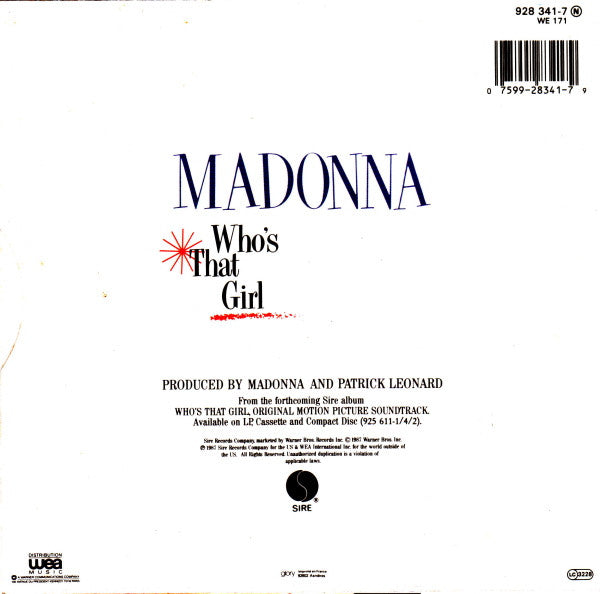 Madonna – Who's That Girl