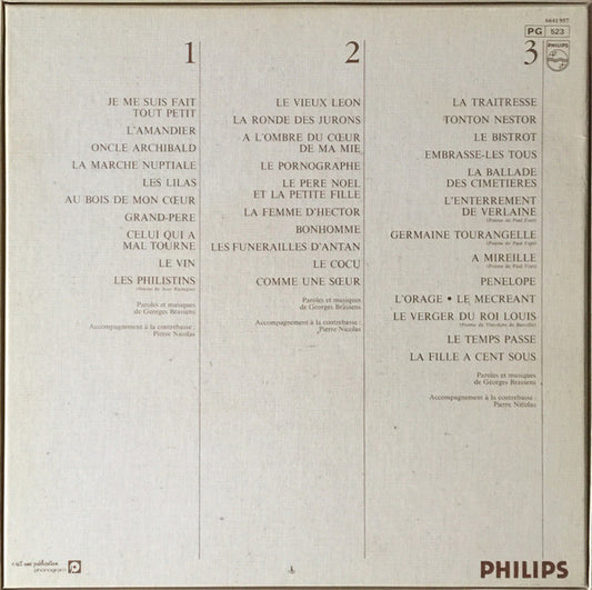 Georges Brassens – Chansons De 1956 A 1961