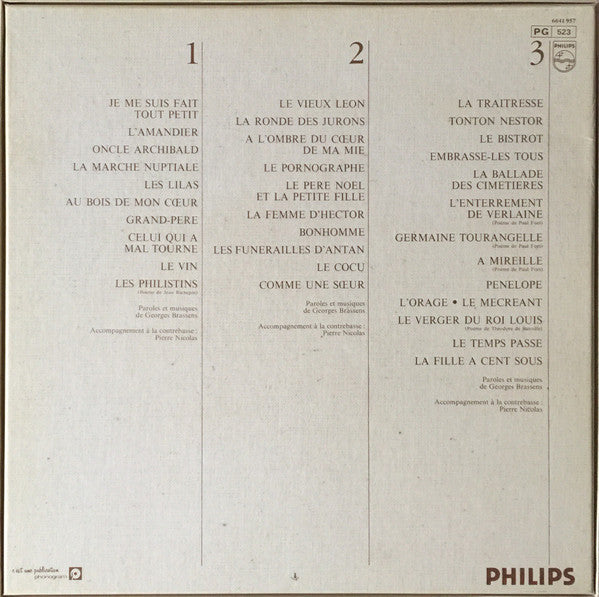 Georges Brassens – Chansons De 1956 A 1961