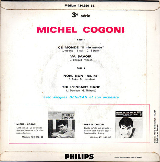 Michel Cogoni – Ce Monde
