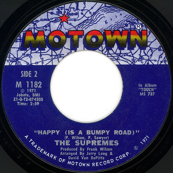 The Supremes – Nathan Jones / Happy (Is A Bumpy Road)