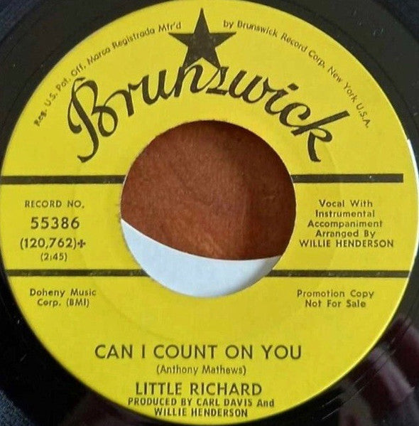Little Richard – Soul Train / Can I Count On You
