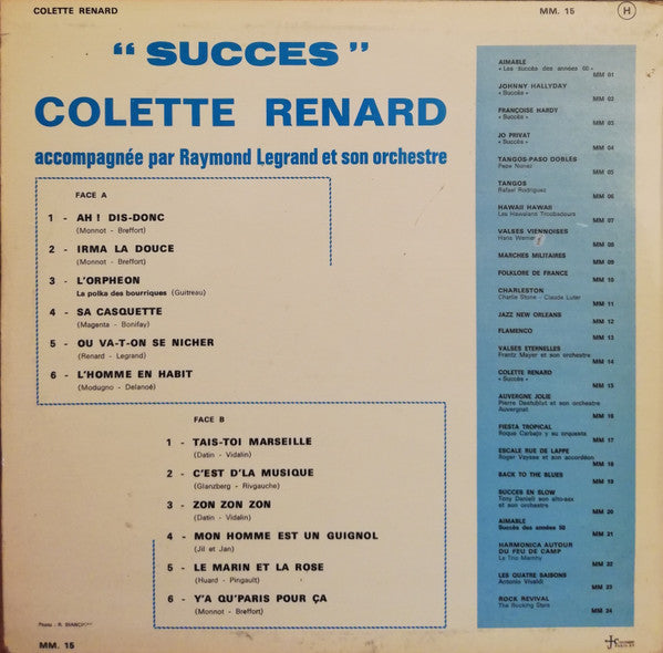 Colette Renard – Succès