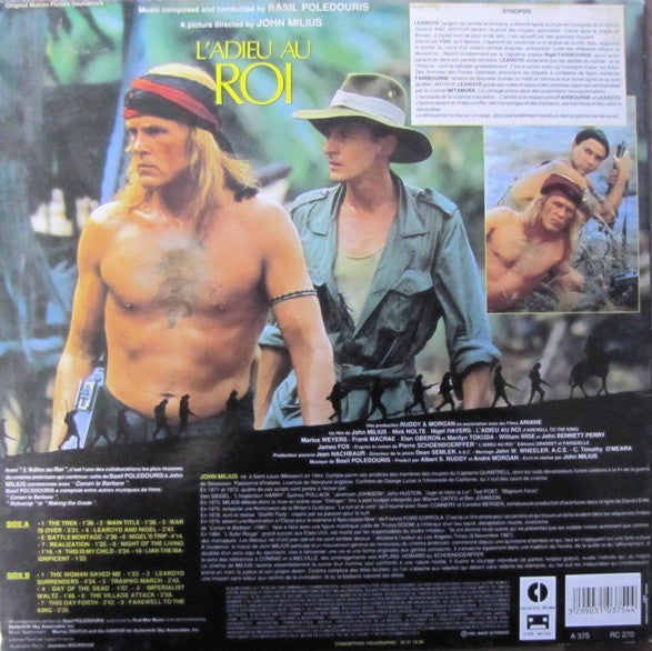 Basil Poledouris – L'Adieu Au Roi (Farewell To The King Original Soundtrack Record)