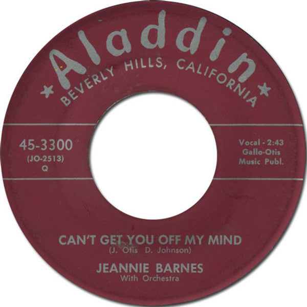 Jeannie Barnes – My Love Song