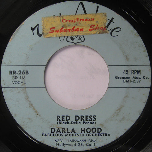 Darla Hood, Fabulous Modesto Orch. – My "Quiet Village" / Red Dress
