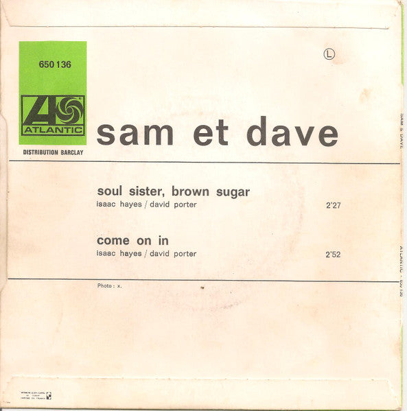 Sam & Dave – Soul Sister, Brown Sugar