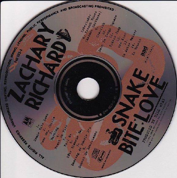 Zachary Richard – Snake Bite Love
