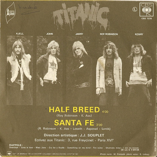 Titanic (3) – Half Breed - Santa Fe