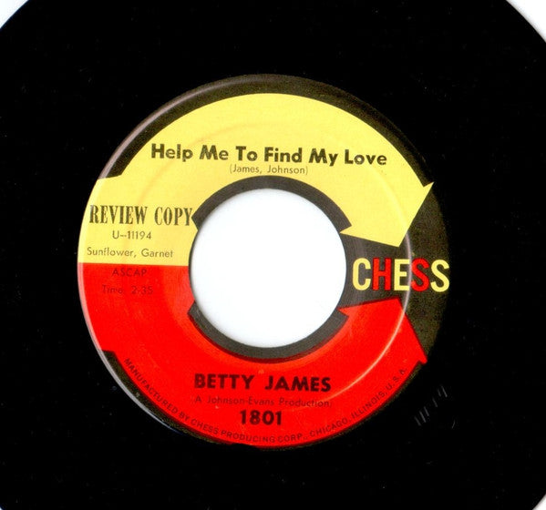 Betty James – I'm A Little Mixed Up / Help Me To Find My Love