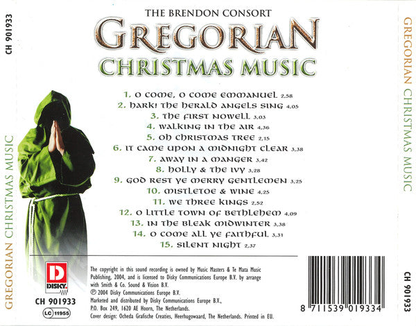 The Brendon Consort – Gregorian Christmas Music