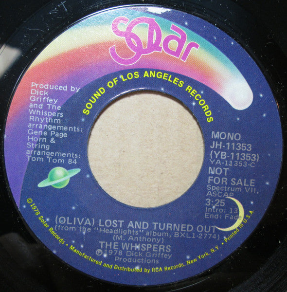 The Whispers – (Oliva) Lost And Turned Out
