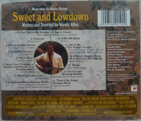 Various – Sweet And Lowdown (Music From The Motion Picture Written And Directed By Woody Allen)