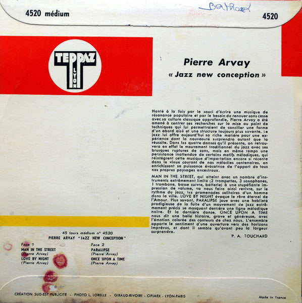 Pierre Arvay – Jazz New Conception