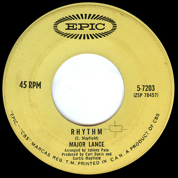 Major Lance – Rhythm / Please Don't Say No More
