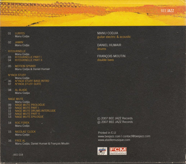 Manu Codjia, Daniel Humair, François Moutin – Songlines