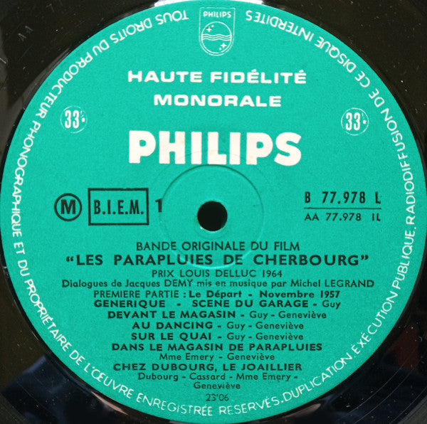 Michel Legrand - Jacques Demy – Les Parapluies De Cherbourg