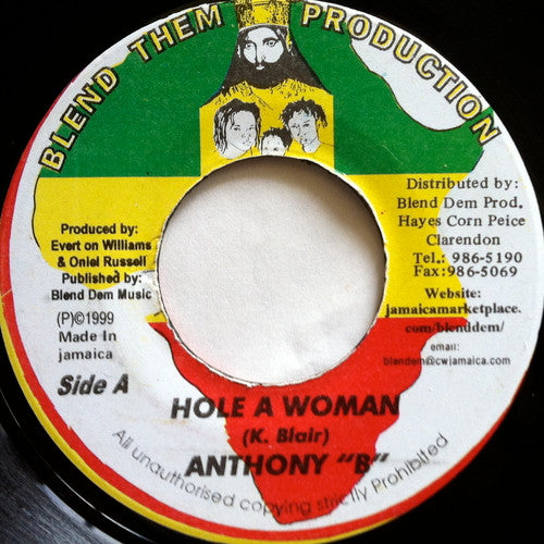 Anthony B / Oniel Russell – Hole A Woman / Stone Cold