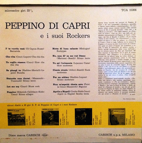 Peppino Di Capri E I Suoi Rockers – Peppino Di Capri E I Suoi Rockers