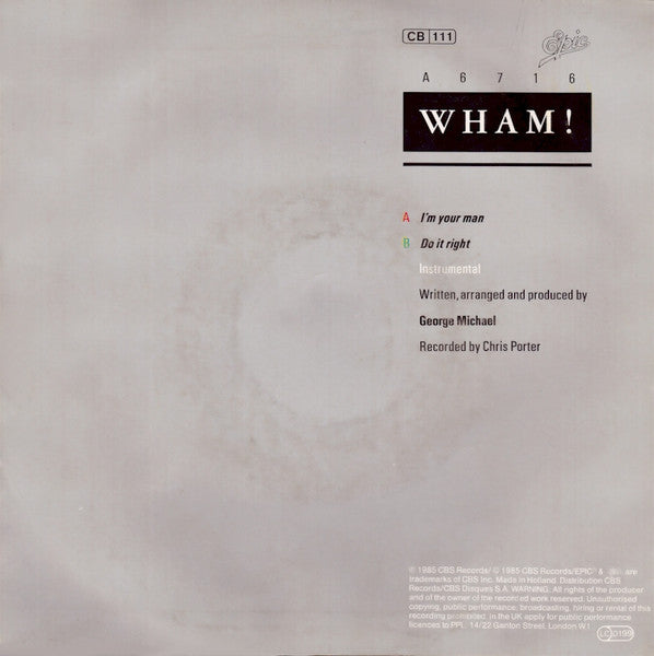 Wham! – I'm Your Man
