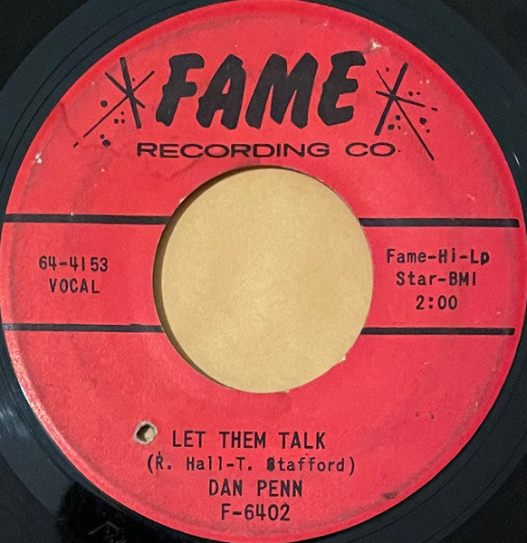Dan Penn – Close To Me / Let Them Talk