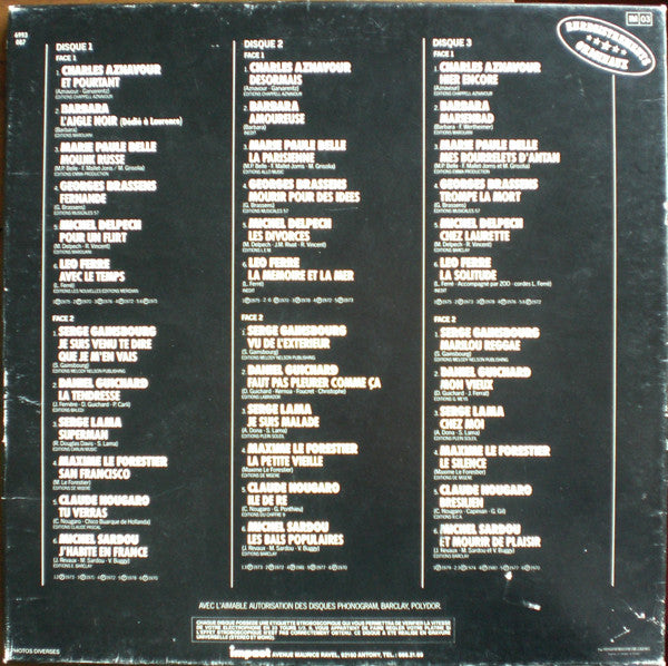Various – La Chanson Française Depuis 1970 Volume 3