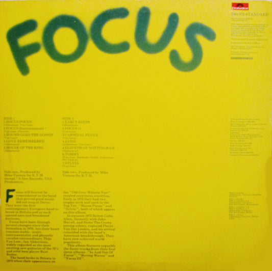 Focus (2) – Focus
