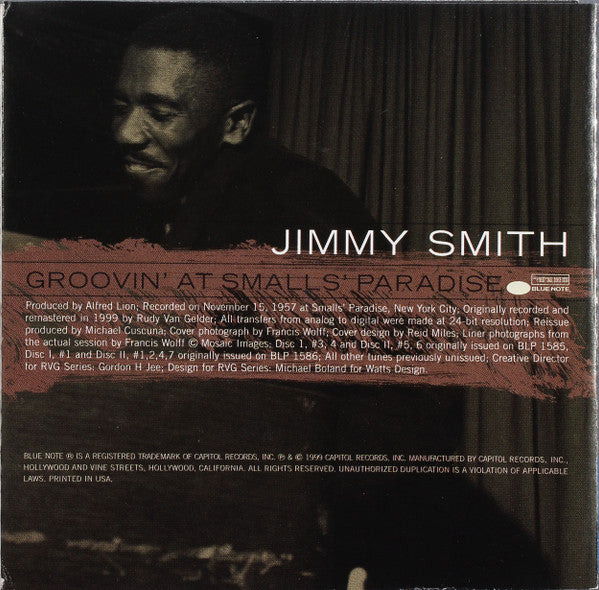 Jimmy Smith – Groovin' At Small's Paradise