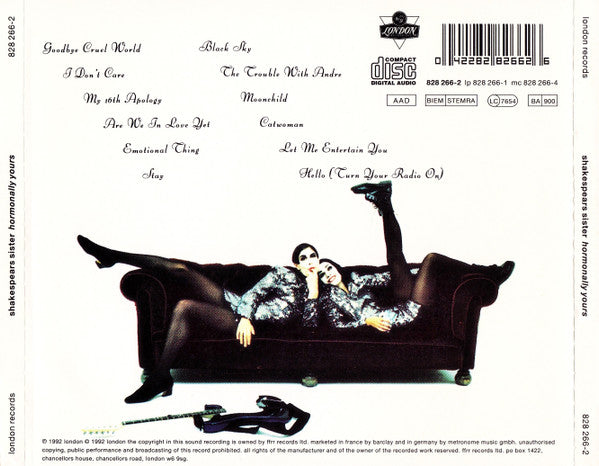 Shakespear's Sister – Hormonally Yours