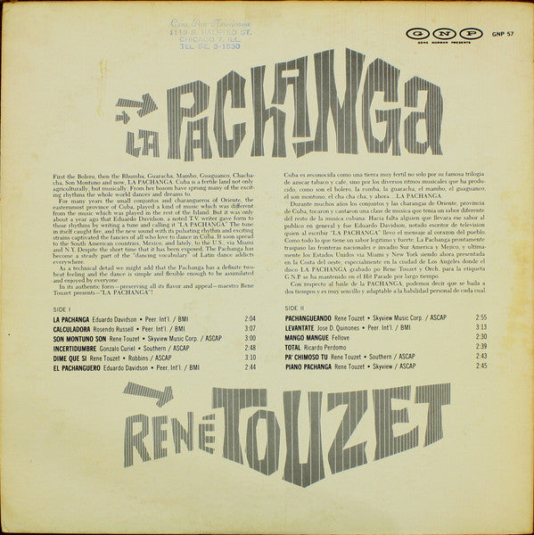 René Touzet – La Pachanga
