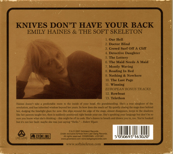 Emily Haines & The Soft Skeleton – Knives Don't Have Your Back