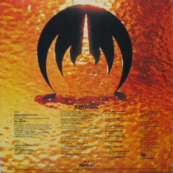 Magma (6) – Köhntarkösz
