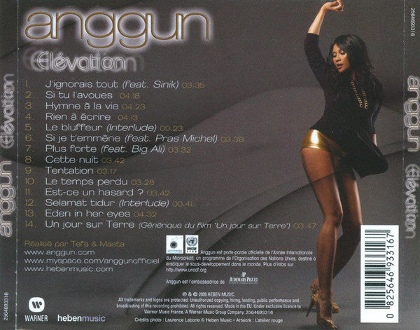 Anggun – Elévation