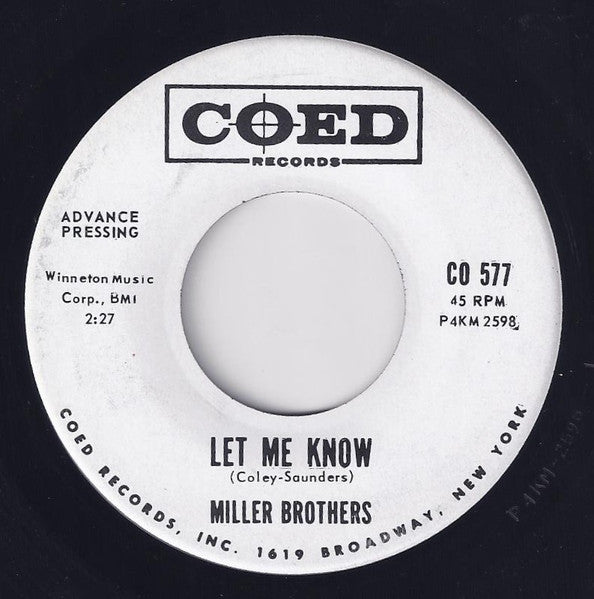 Miller Brothers (5) – Lawrence Was His Name